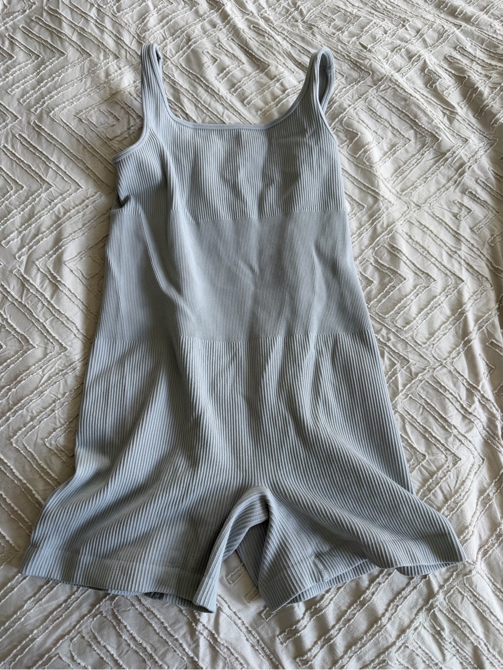 Athletic shorts Romper - Light Gray